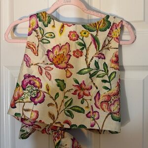 Sézane Linen Floral Matching Set 40 Paris Garden cottage core